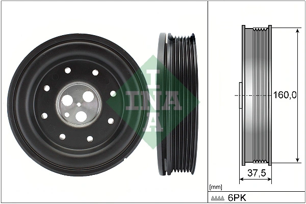 Belt Pulley, crankshaft